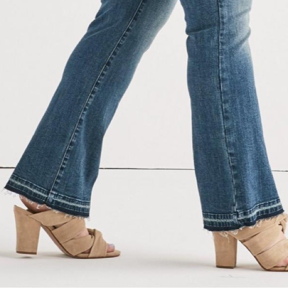 Lucky Lolita Jeans Rough Hem Boot Cut 4 / 27 - Picture 11 of 14